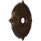Ekena Millwork Attica PVC Medallion (Canopies up to 7 3/4"), 22"OD x 3 1/2"ID x 1"P, Textured Metallic Mystic Brown CMP22ATAMB - alternate 5